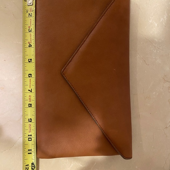 Super soft leather clutch. - Picture 3 of 6